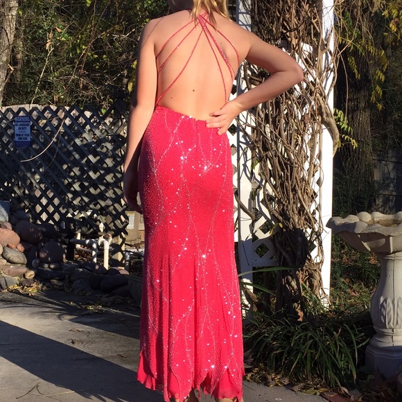 Sparkle Pink Formal Dress - Picture 2 of 2